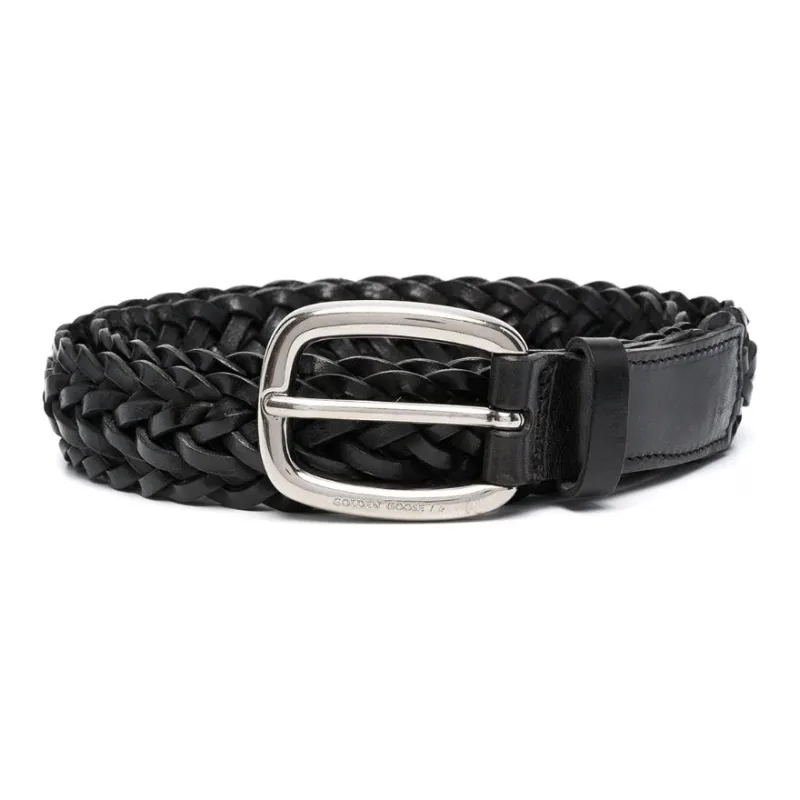 Golden Goose Houston Braided Buckle Belt-2