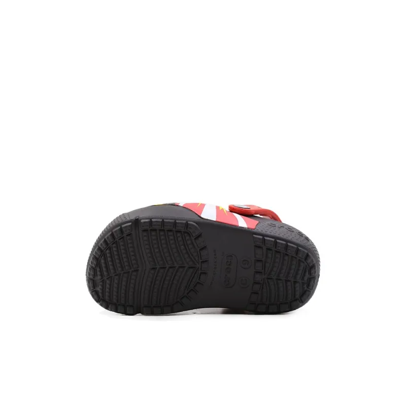 Crocs Fun Lab Small Clog Plaid, Fun Preppy Children's Sandals Black Red Kids'-4