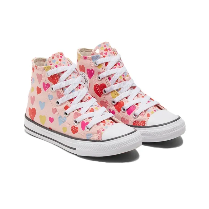 Converse Chuck Taylor All Star High GS 'Hearts'-2