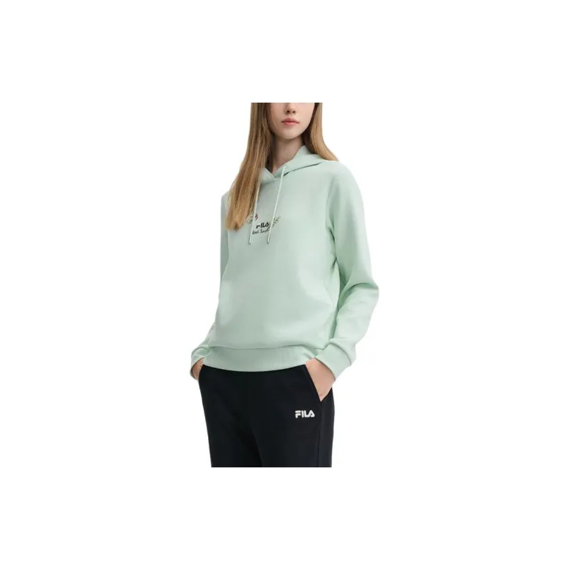FILA x LUSUO Sweatshirt Women's Turquoise Green-3