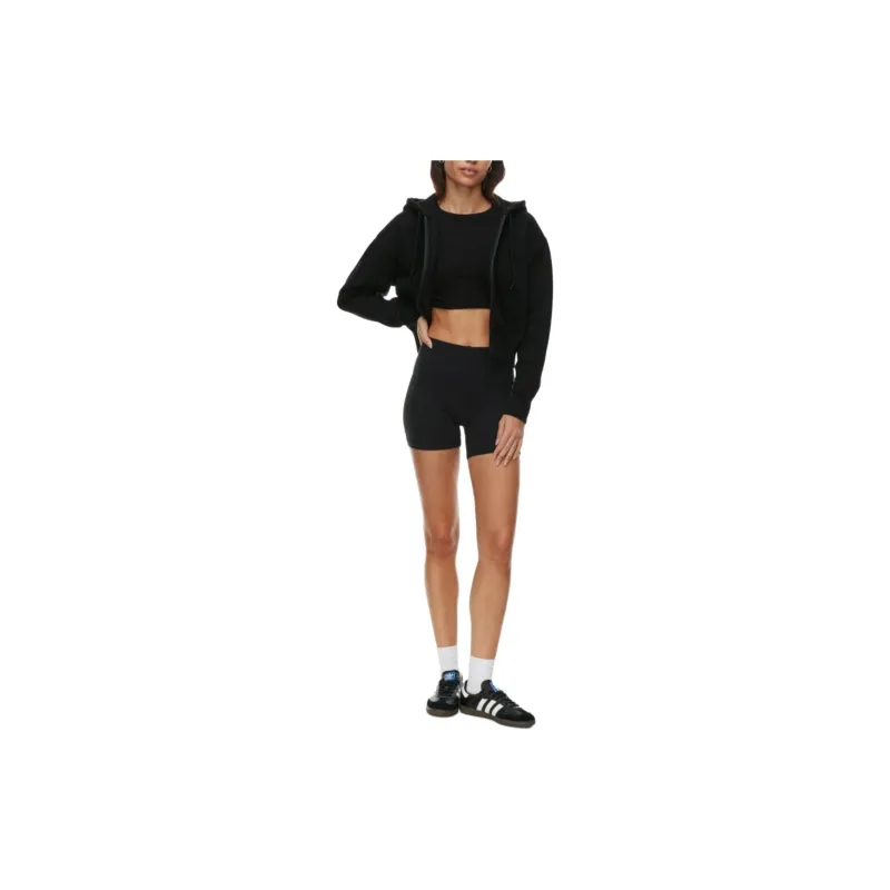 ARITZIA SS24 Cozy Fleece Boyfriend Boxy Zip Hoodie Sweatshirt Women's-14