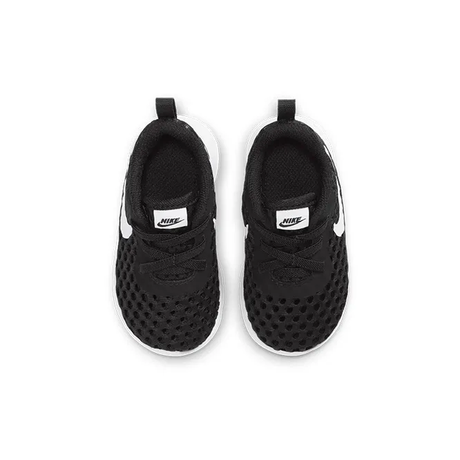 Nike Br Bte Slip Resistant Cushioning Abrasion Resistant Breathable Low Top Sports Casual Shoes Black White Baby-4