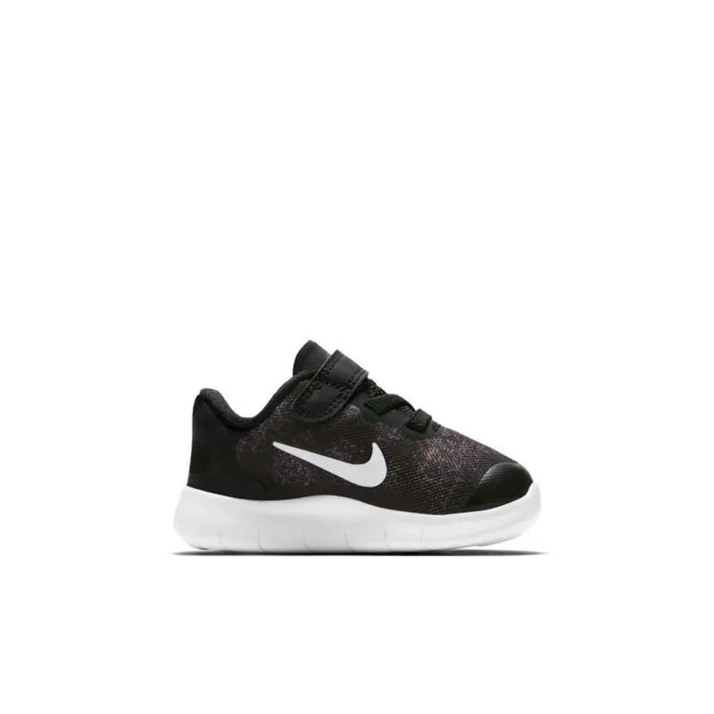 Nike Free RN Low Top Running Shoes Black Infant And Toddler-1