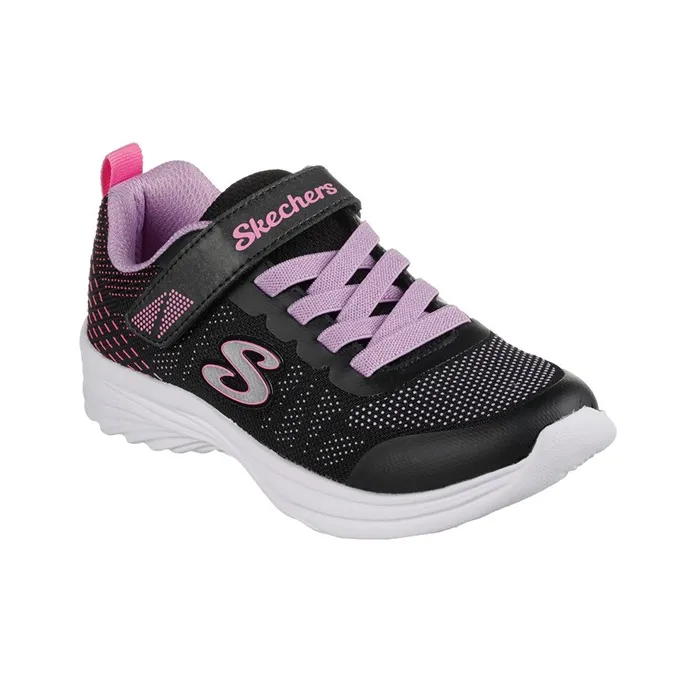 Skechers Skechers Girls Dreamy Dancer Slip-Resistant Cushioning Wear-Resistant Sports Casual Shoes Black Pink Teenagers-2