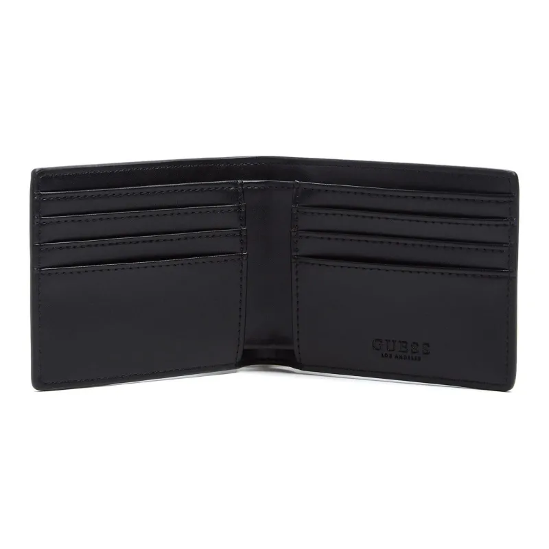 GUESS Artificial Leather Wallet Men's Black-1