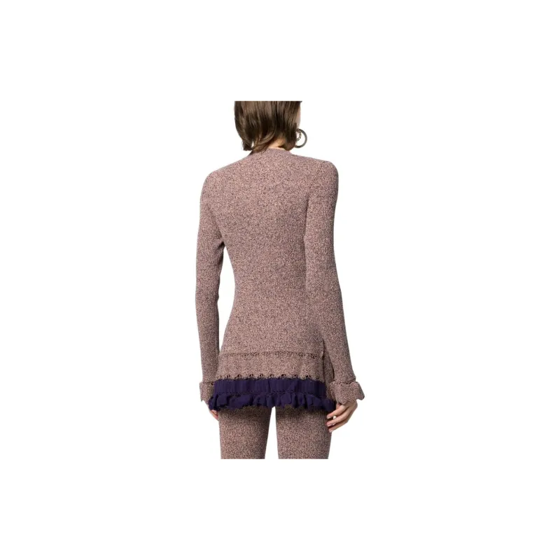 Ulla Johnson Ribbed Ruffle trim Jumper-2