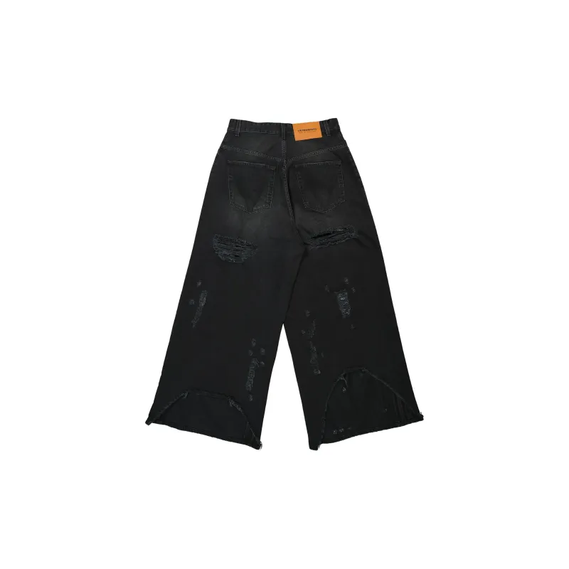 Vetements Ripped Big Shape Jeans-1