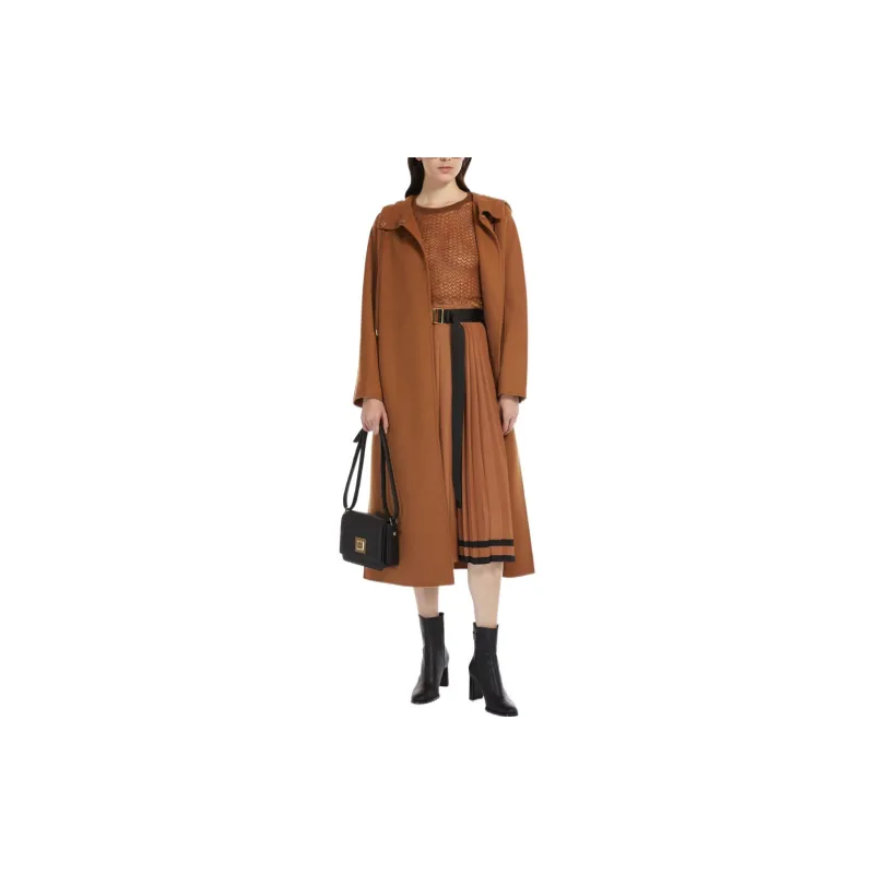 MaxMara Studio Velvet Jackets Women's Camel-4