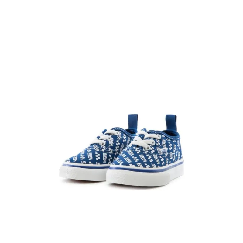 Vans Authentic   Elastic Laces Toddler 'Logo Repeat - True Blue'-3