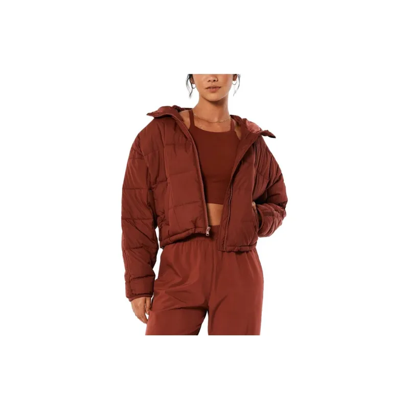 Hollister Jackets Women's Rusty Red-1