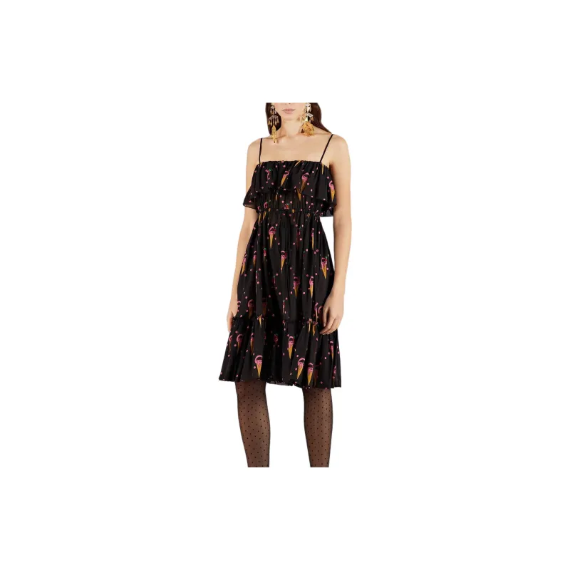 GUCCI Slip Dresses Women's Black-1