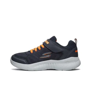 Skechers Cushioning Anti Slip And Wear Resistant Kids Lifestyle Shoes Blue Black Teenagers