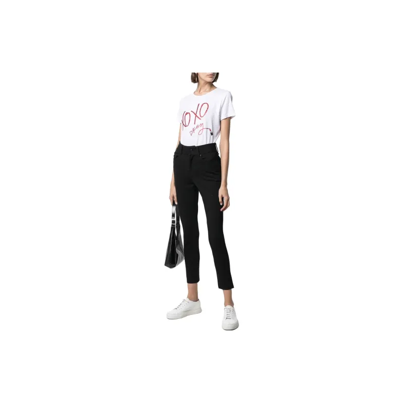 DKNY High waisted Cropped Trousers-2