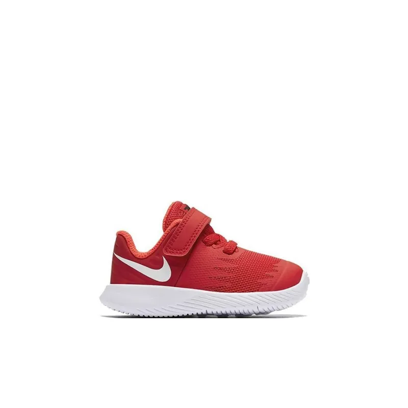 Nike Star Runner 2 Slip-Resistant Cushioning Wear-Resistant Low-Top Toddler Shoes Red Infant And Toddler-1