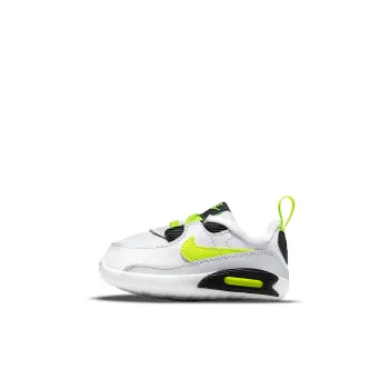 Nike Air Max 90 Crib Slip-Resistant Low-Top Toddler Shoes White Green Black Infant And Toddler