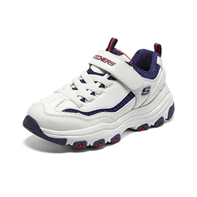 Skechers Kids Lifestyle Shoes White Blue Teenagers-2