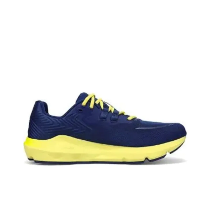 Altra Cushioning Lightweight Low-Top Running Shoes Men's Blue Yellow-1