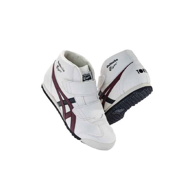 Onitsuka Tiger Mexico Mid Runner Slip Resistant Shock Absorbers Children Aged 3 7 Years Old-1