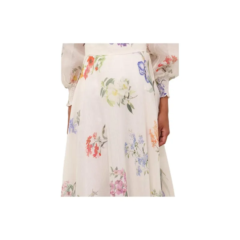 Zimmermann Natura Floral Printed Maxi Skirt-4