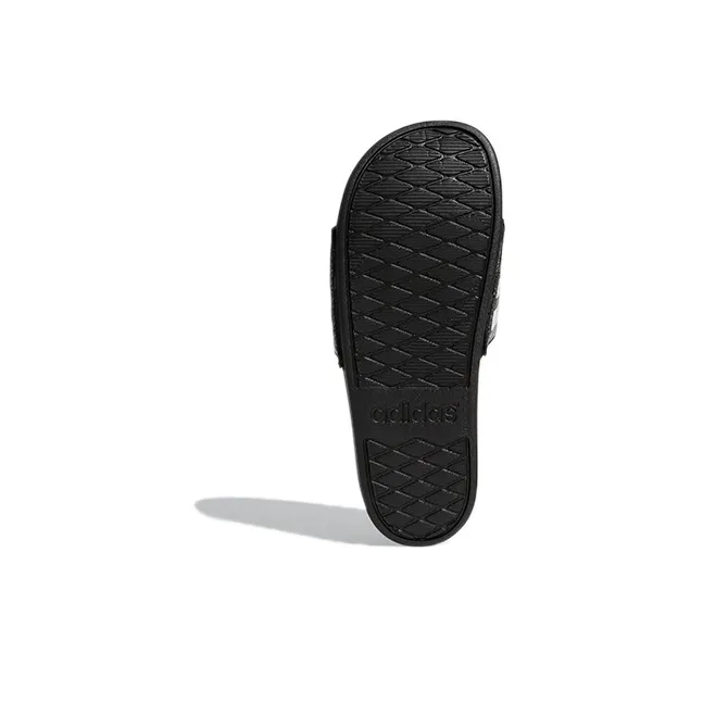 Adidas Abrasion Resistant Low Top Kids' Slippers Black White Kids'-5