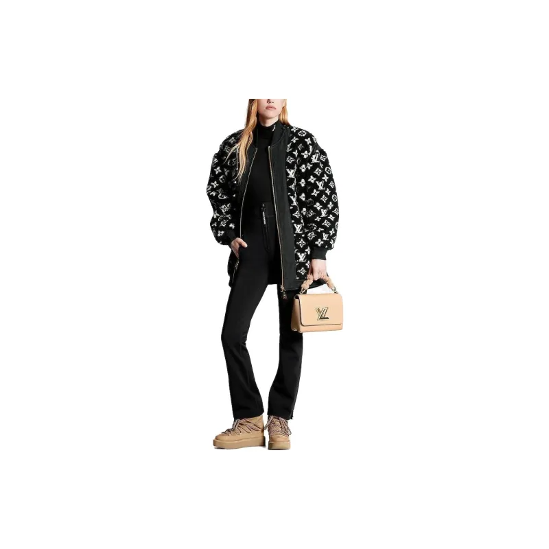 LOUIS VUITTON Oversized Monogram Teddy Bomber Jacket-1