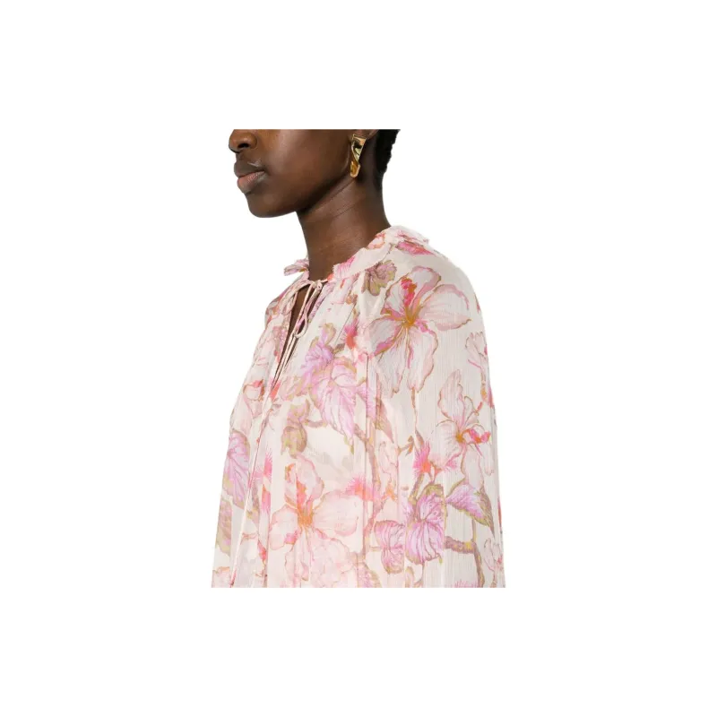 Zimmermann Matchmaker Billow Floral print Blouse-11