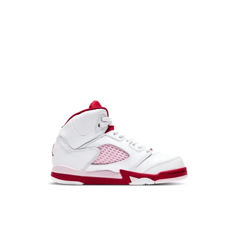 Jordan 5 Retro White Pink Red PS-1