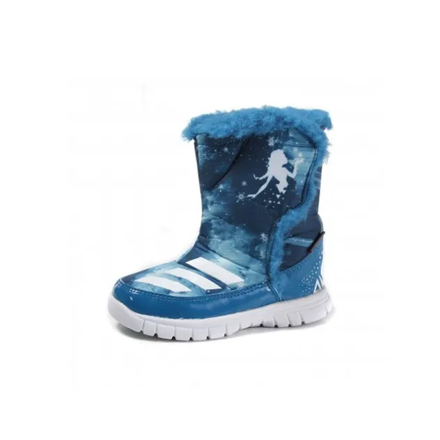 Disney x Adidas Frozen Mid I Durable Warm High-Top Toddler Shoes Blue Infant And Toddler-1