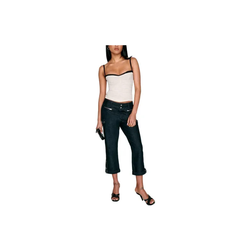 Miaou RENZO TUBE TOP Camisole Women's Cream-2