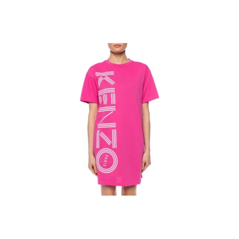 KENZO Short Sleeved Dresses Women's Pink-2