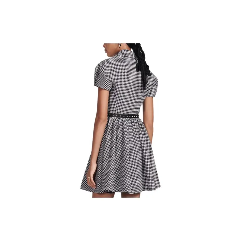 DIOR FW23 Short Sleeved Dress Women's Multicolor-4