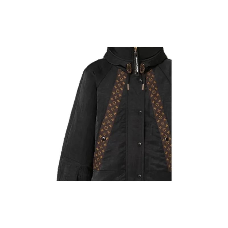 LOUIS VUITTON Monogram Accent Parka-4