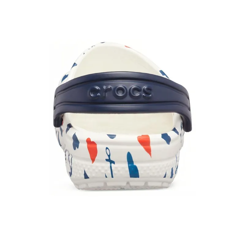 Crocs Classic Children's Sandals White Blue Kids'-4