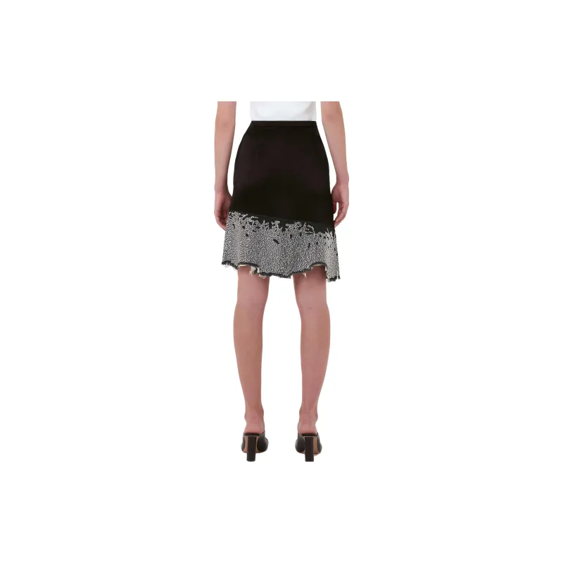JW Anderson Glitter detail Asymmetric Skirt-2