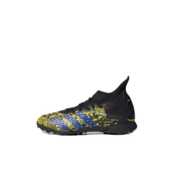 Adidas Predator Freak .3 Cushioning Mid-Top Kids' Soccer Shoes Black Yellow Blue Kids'