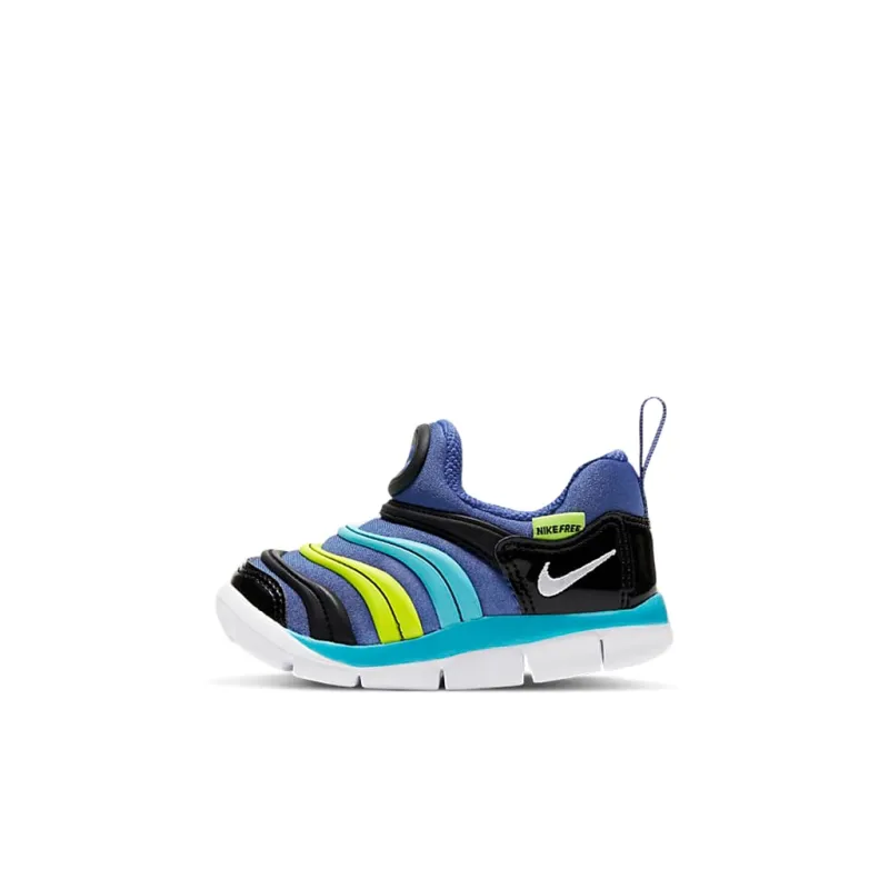 Nike Dynamo Free Low Top Toddler Shoes Black Blue Yellow Infant And Toddler-0