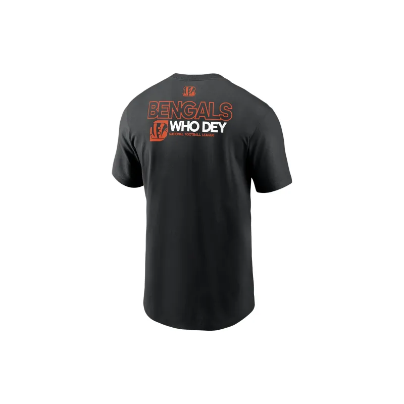 Nike Cincinnati Bengals Team Outline Essential T-Shirt Men's Nike Nfl T-Shirt-1