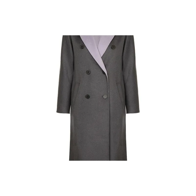 EMPORIO ARMANI Coats Women's Gray Blue-2