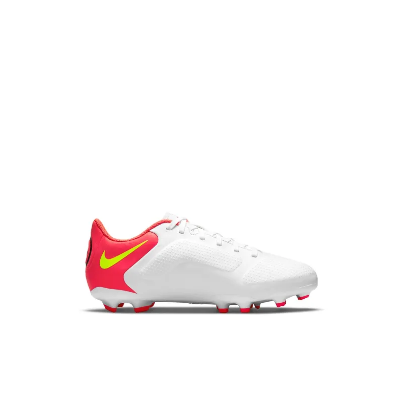 Nike Tiempo Legend 9 Academy MG Low Top Kids' Soccer Shoes White Red Kids'-1