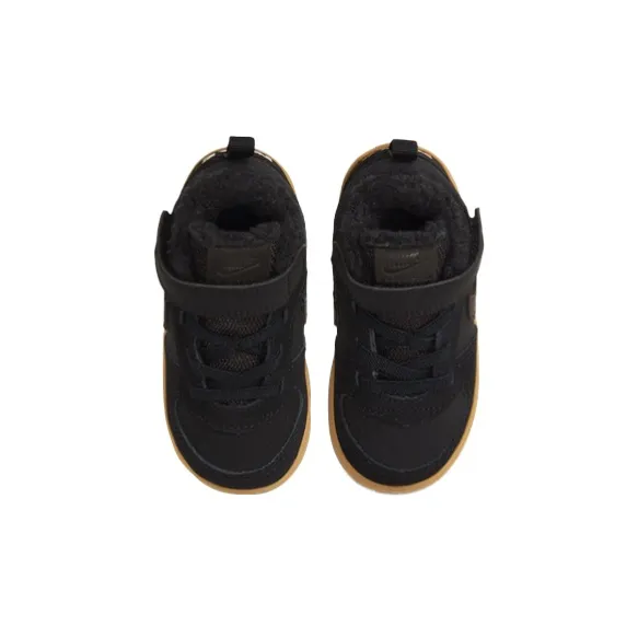 Nike Mid Slip Resistant, Abrasion Resistant, Thermal Mid Top Toddler Shoes Black Fleece Lined Infant And Toddler-3