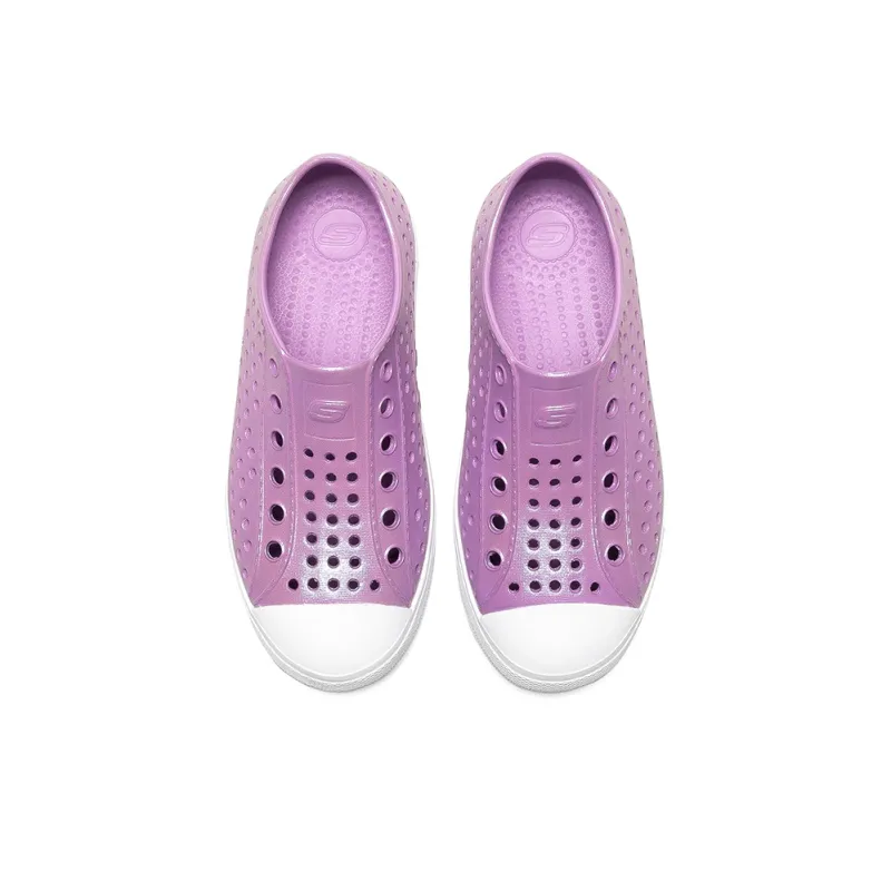 Skechers Guzman 2.0 Anti Slip And Wear Resistant Breathable Casual Sandal Lavender Teenagers-3