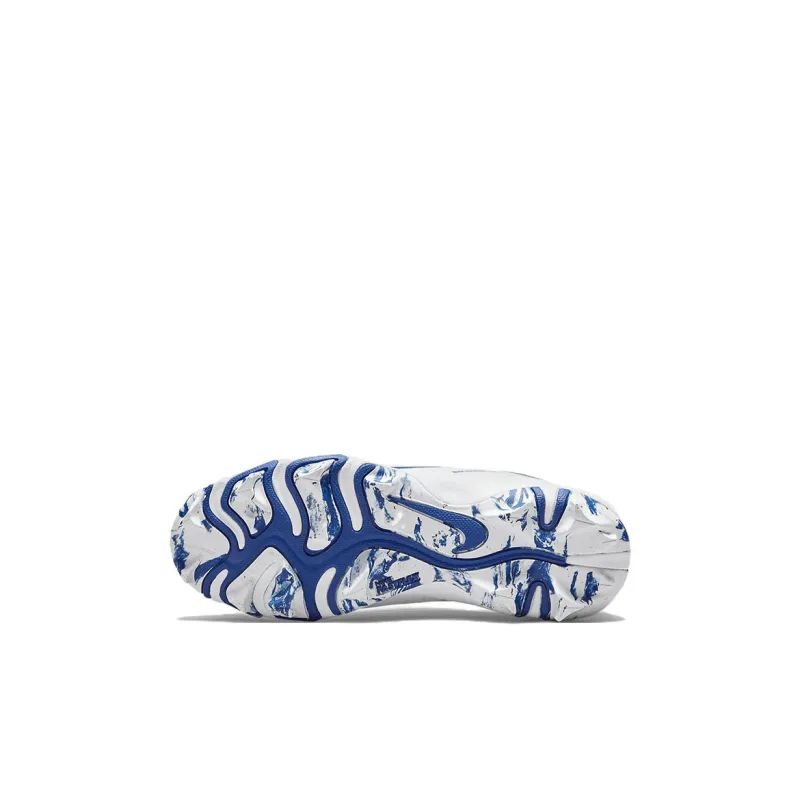 Nike Hyperdiamond 4 Keystone GG Slip-Resistant Cushioning Wear-Resistant Kids' Training Shoes White Blue Kids'-5