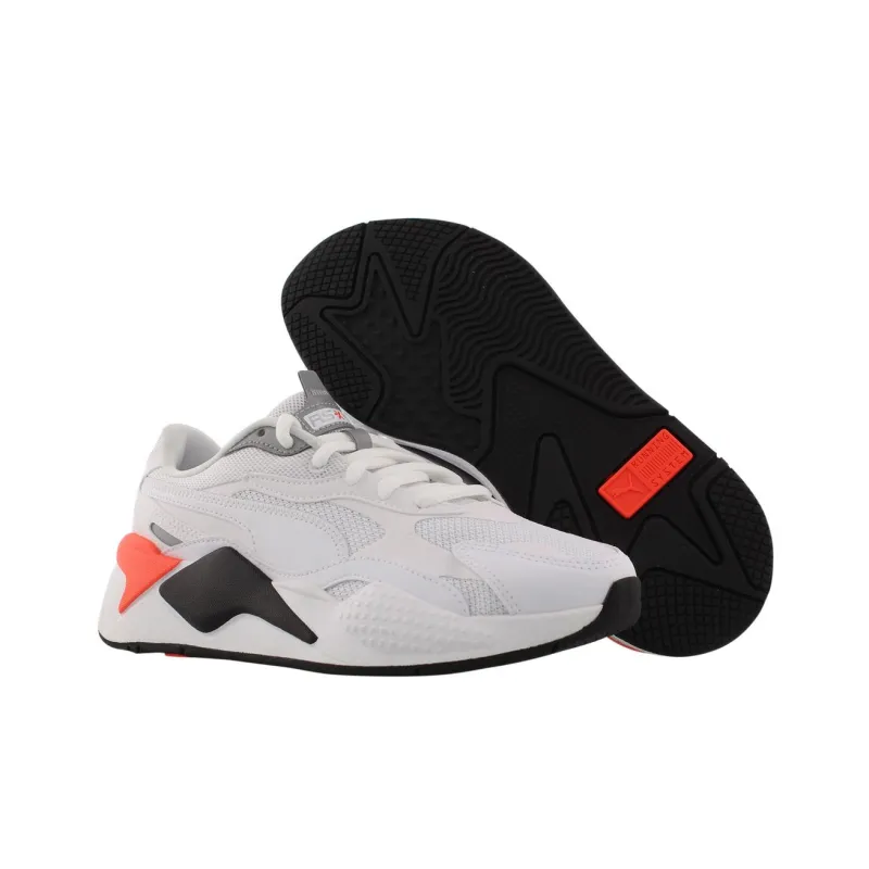 PUMA RS X3 Render Wear Resistant Kids Lifestyle Shoes White Teenagers-3
