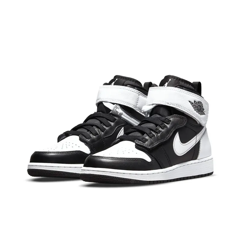 Jordan 1 High FlyEase Black White GS-2