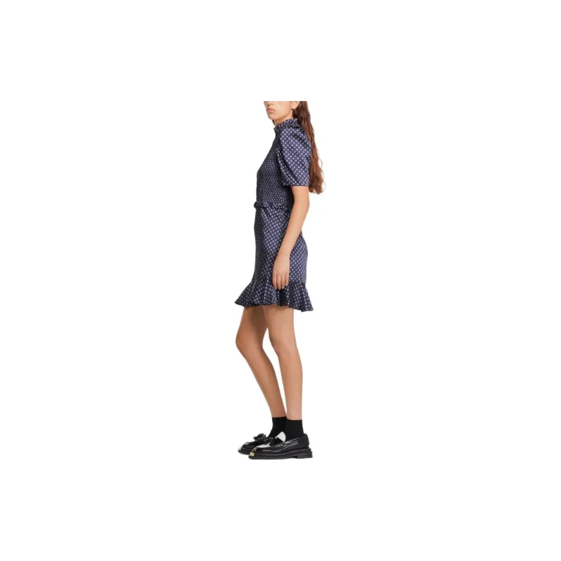 Sandro Short Sleeved Dresses Women's Dark Blue-2
