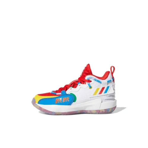 Adidas D Lillard 7 Kids' Basketball Shoes Pre-school