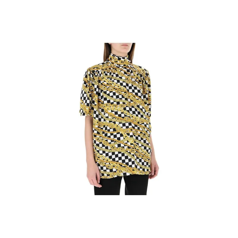 Balenciaga Graphic Print Shirt-4