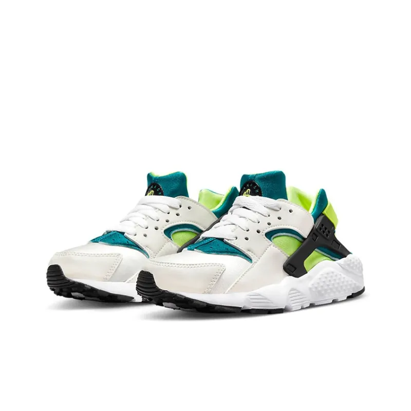Nike Air Huarache Run White Volt Bright Spruce GS-2