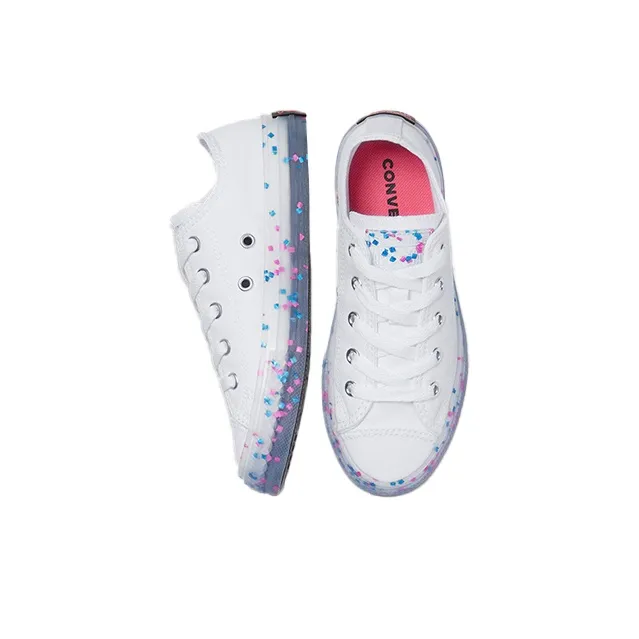 Converse Chuck Taylor All Star White Confetti GS-3