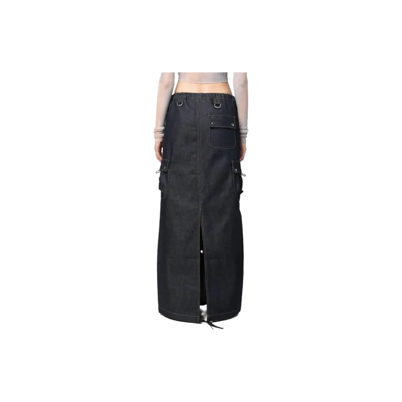 COPERNI Dark wash Denim Maxi Skirt-2